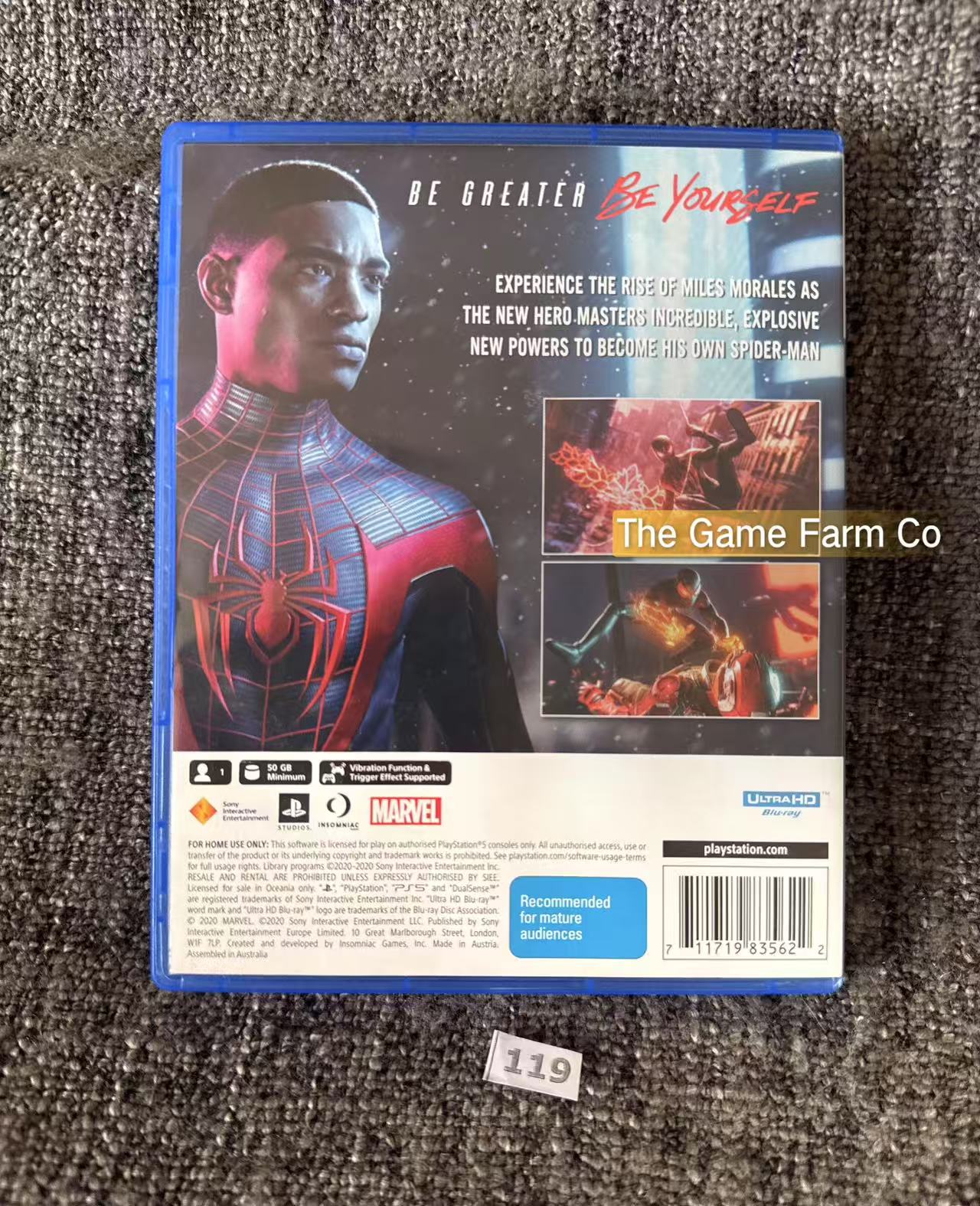 Spider-Man Miles Morales Game - Sony Playstation 5 - Pal Version