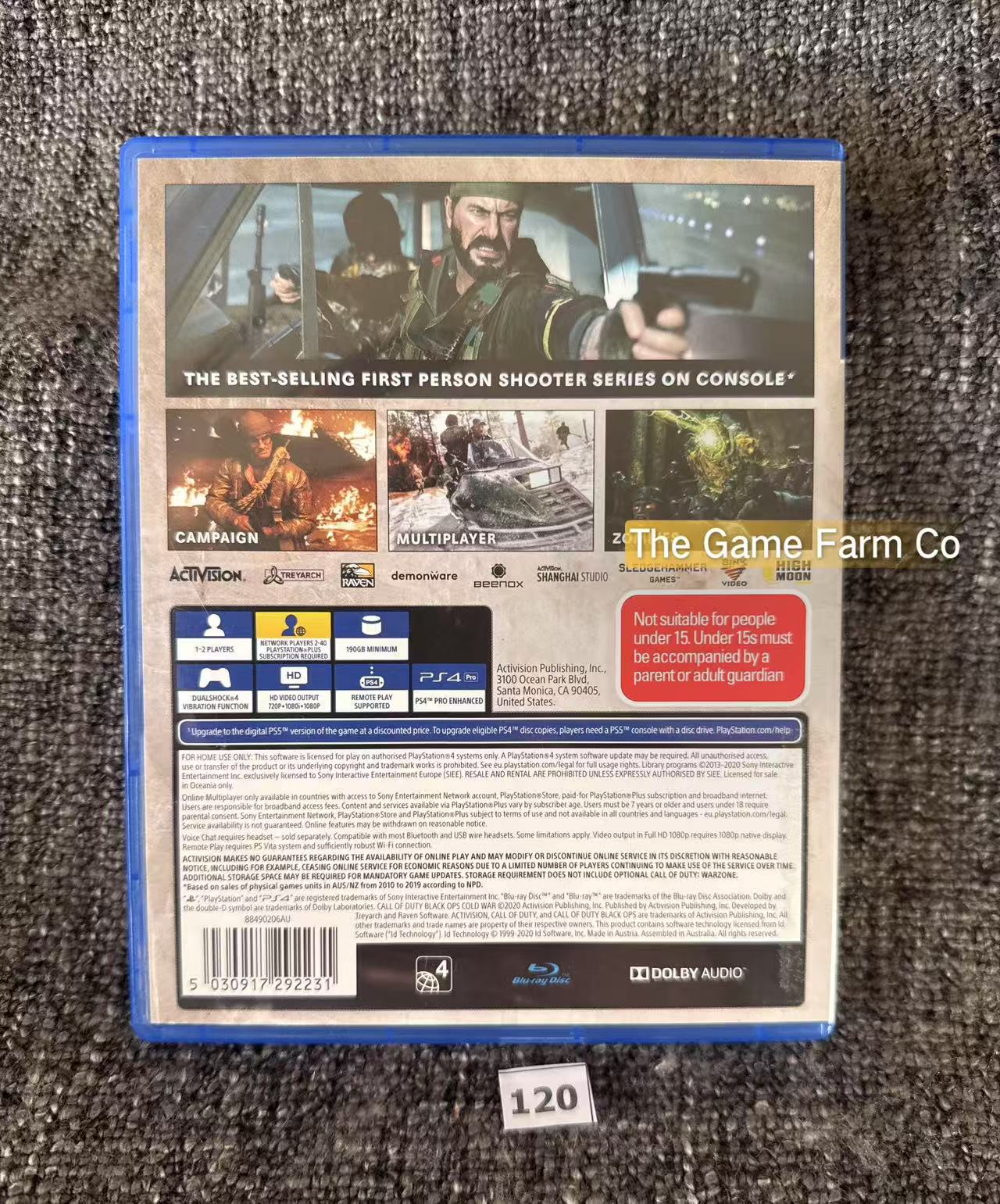 Call Of Duty Black Ops Cold War Sony Playstation 4 (PS4) Game