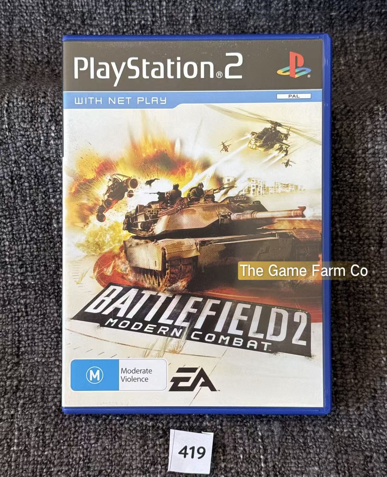 Battlefield 2 Modern Combat PS2 Physical Game CIB PAL Tested Used