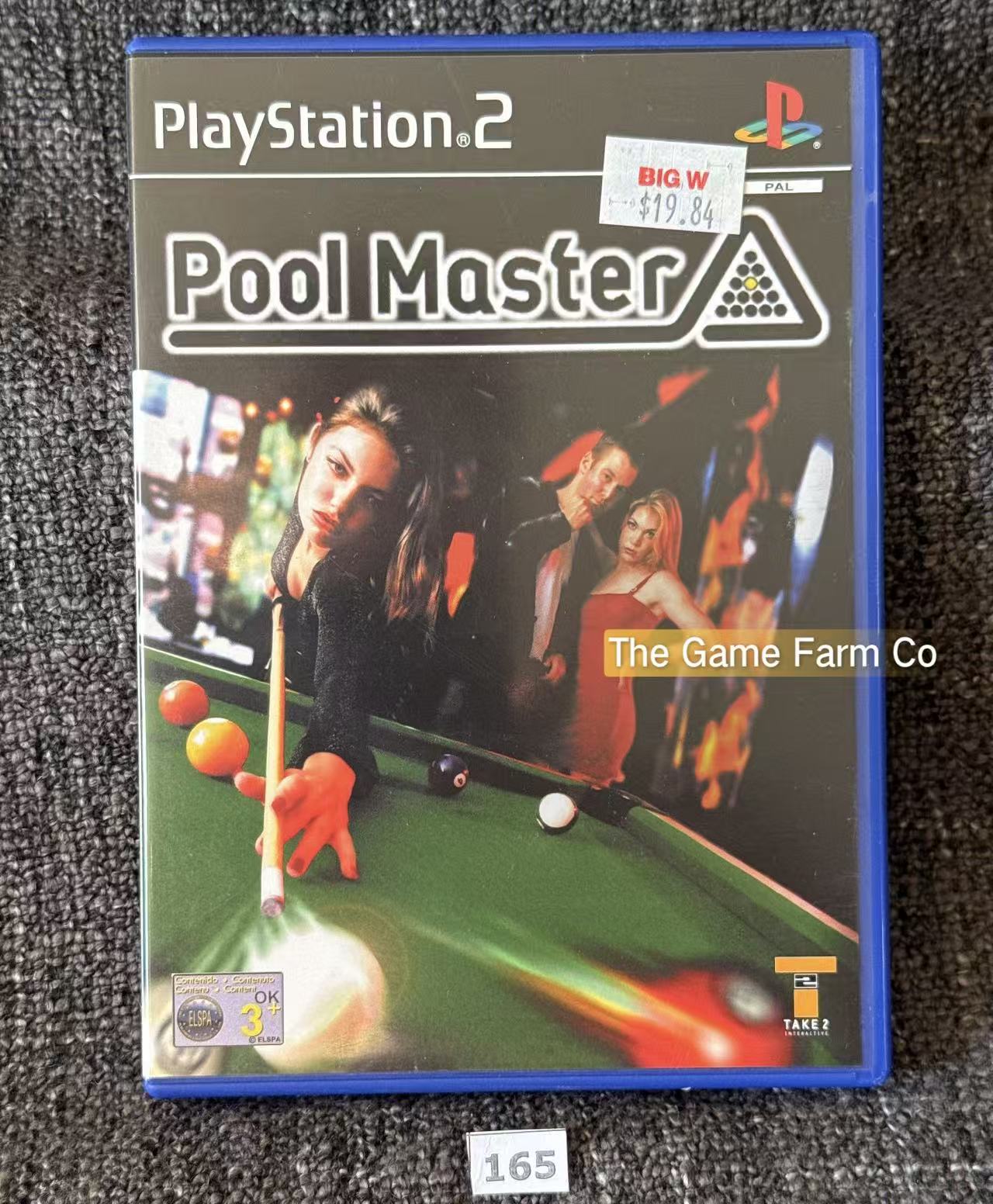 Pool Master 2 PS2 Physical Game CIB PAL Tested Used