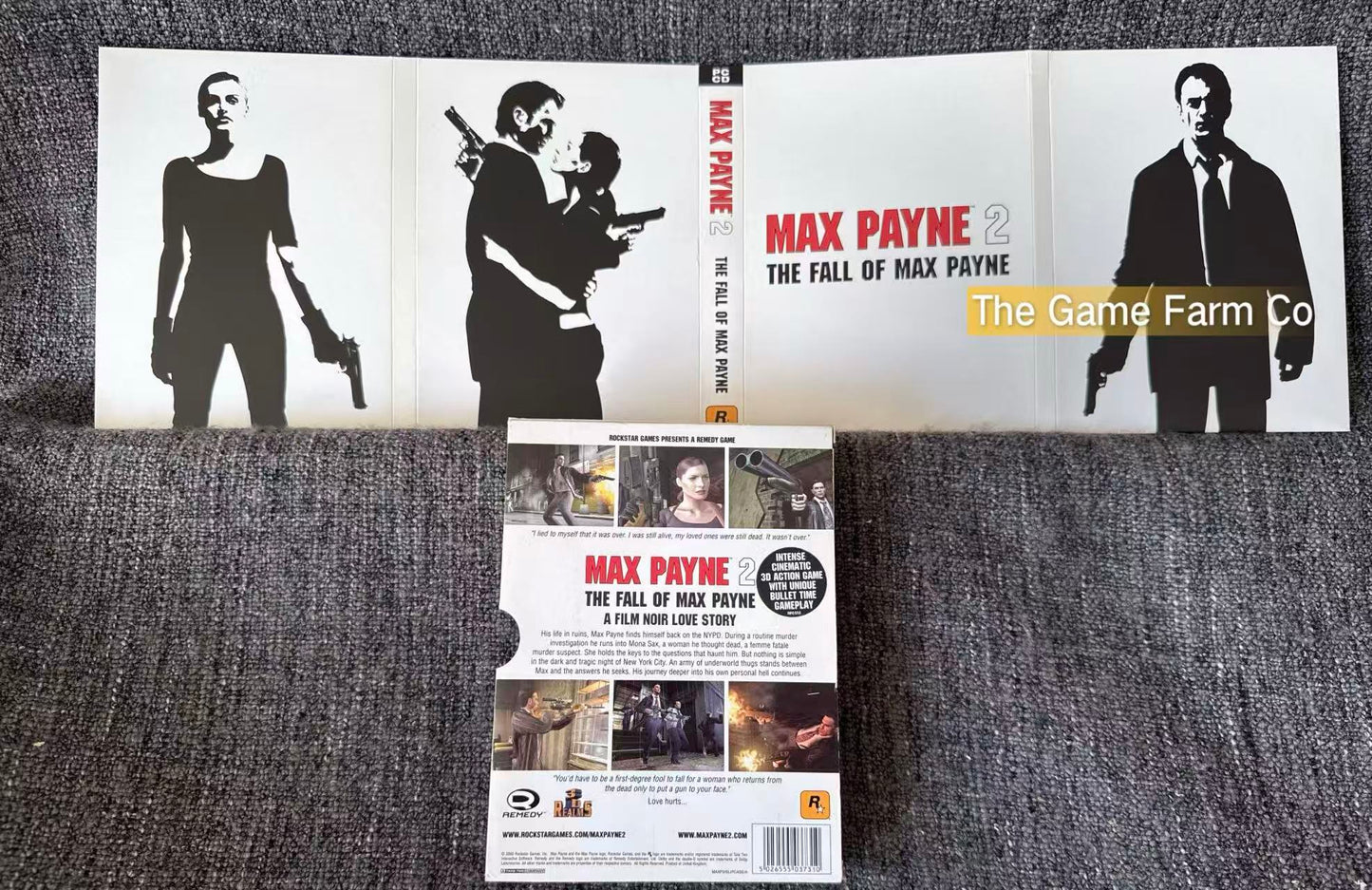 Max Payne 2 The Fall Of Max Payne A Film Noir Love Story Game Boxed - PC - CD ROM - Big Box