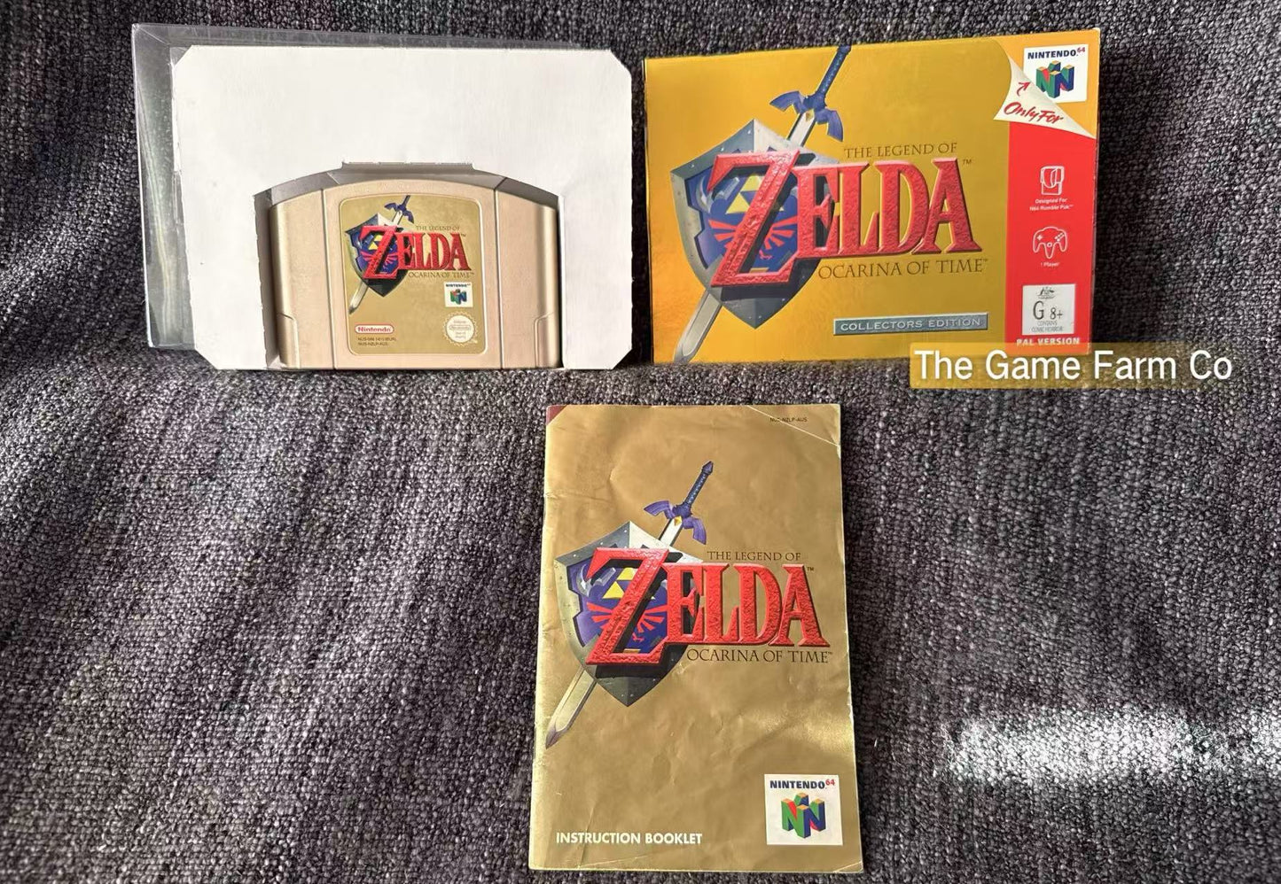The Legend of Zelda Ocarina of Time Game Boxed - Nintendo 64 / N64 - Pal Version