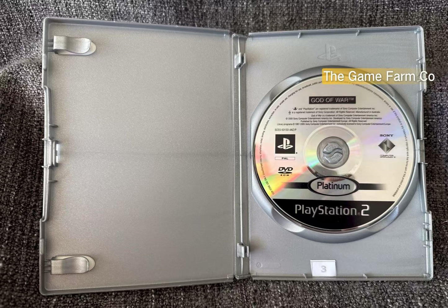 God Of War Game - No manual - Sony PlayStation 2 (PS2)