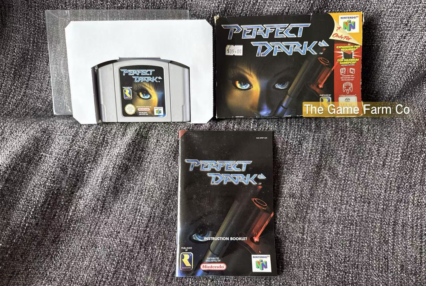 Perfect Dark Game Boxed - Nintendo 64 / N64 - Pal Version