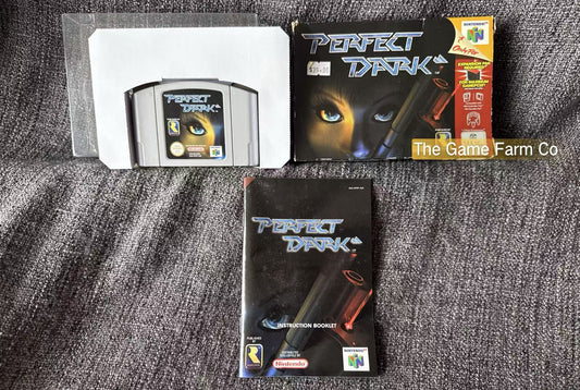 Perfect Dark Game Boxed - Nintendo 64 / N64 - Pal Version