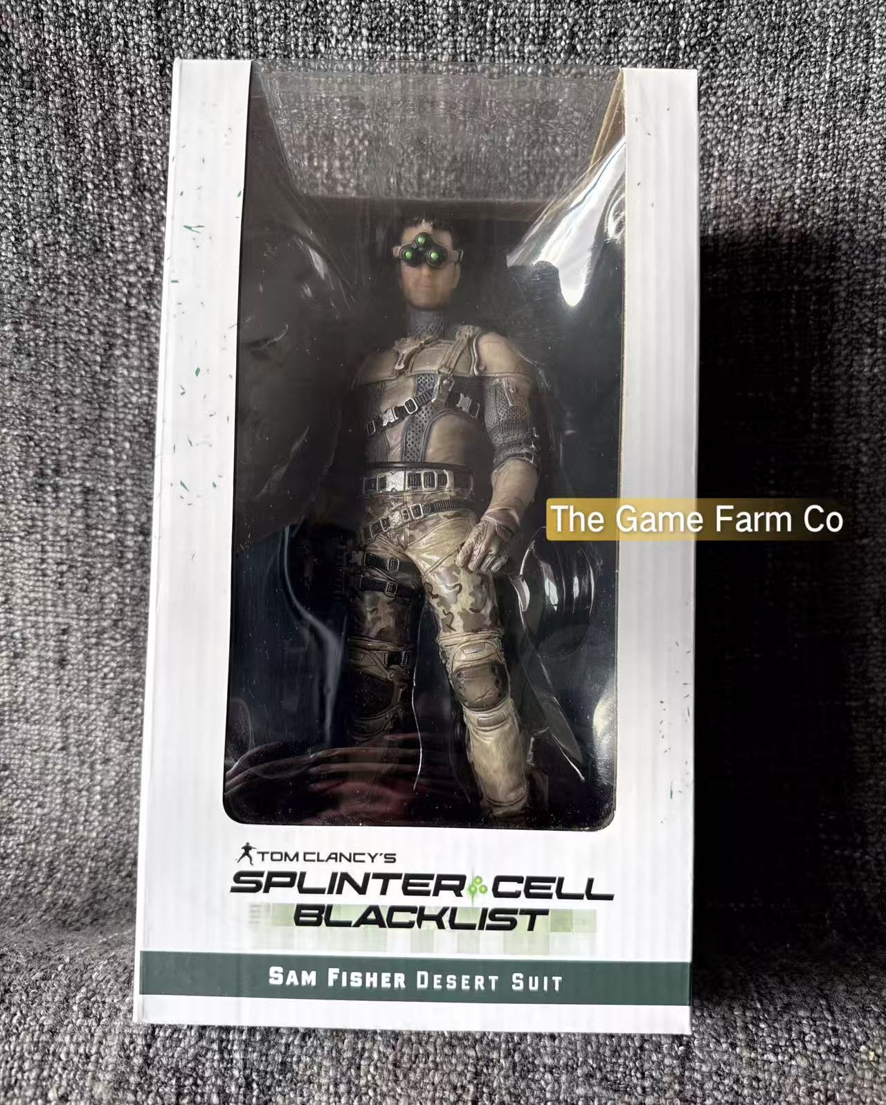 Tom Clancy's Splinter Cell Blacklist Sam FIsher Desert Suit Statue / Figure The 5th Freedom edition- Xbox 360 Game