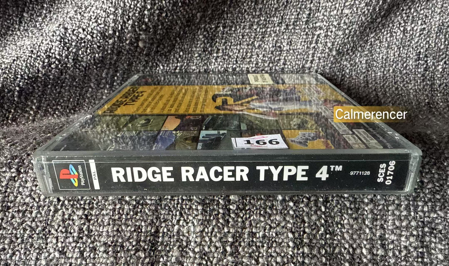 Ridge Racer Type 4 in Mint condition with Demo disk - Sony Playstation One (PS1) Game