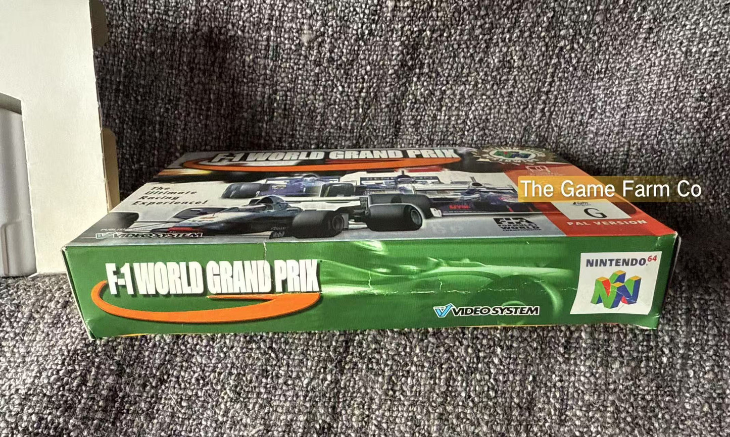 F-1 World Grand Prix Game Boxed - Nintendo 64 / N64 - Pal Version