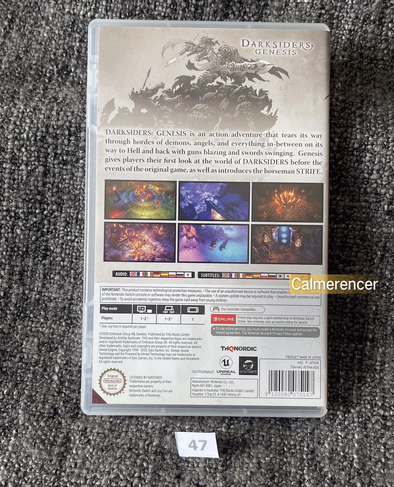 Darksiders Genesis Game - Nintendo Switch