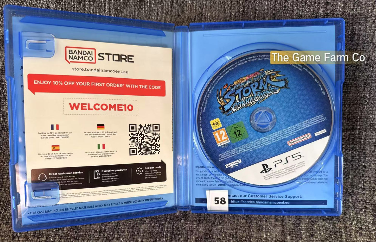 NARUTO X BORUTO Ultimate Ninja STORM CONNECTIONS - Brand New Game - Sony Playstation 5 - Pal Version