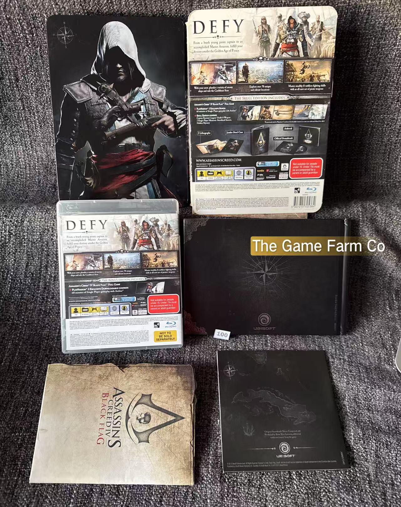 Assassin's Creed IV Black Flag Skull Edition Game - PS3 - Sony Playstation 3