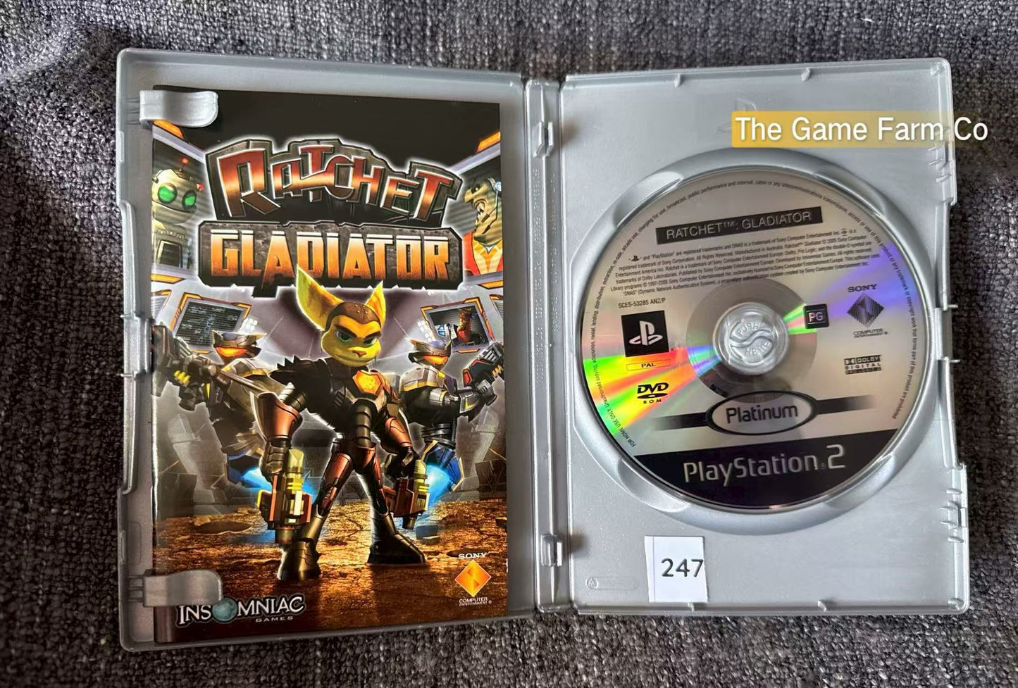 Ratchet Gladiator Game- Sony PlayStation 2 (PS2)