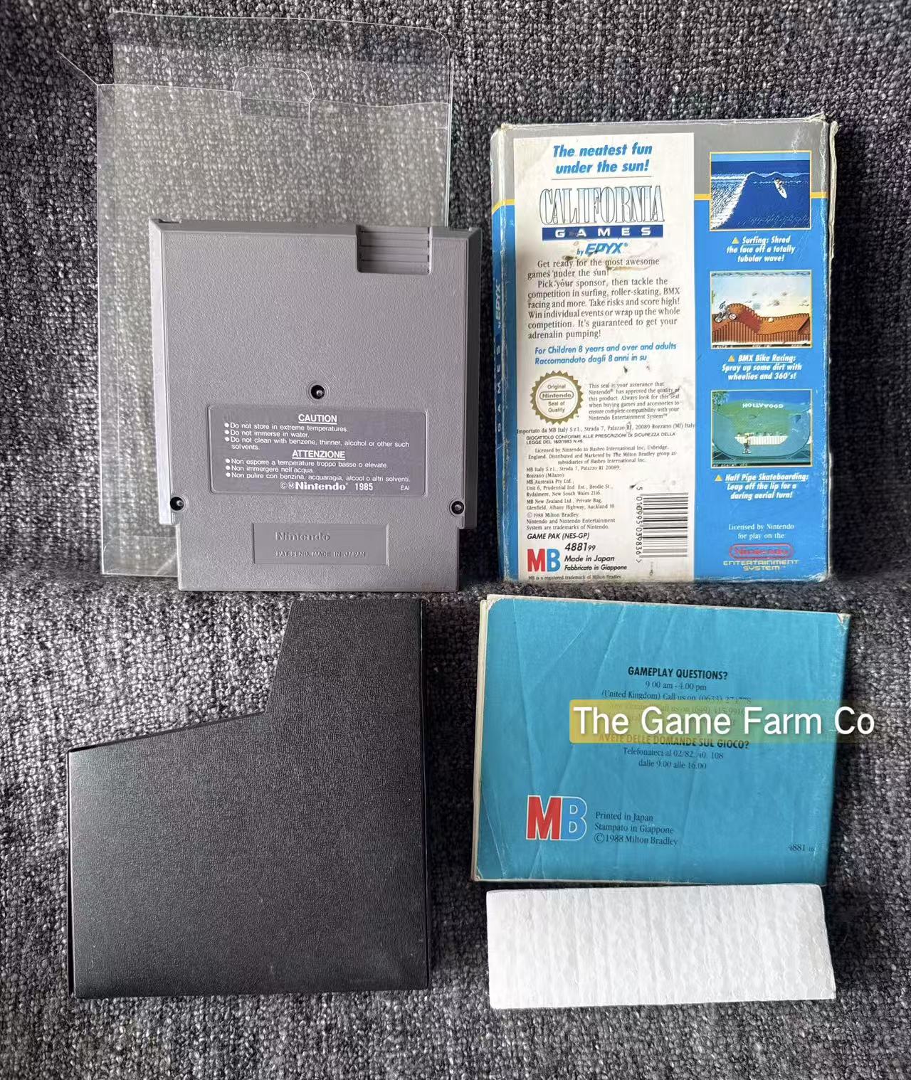 California Games Boxed Game - Nes - Nintendo / Entertainment System - Pal Version