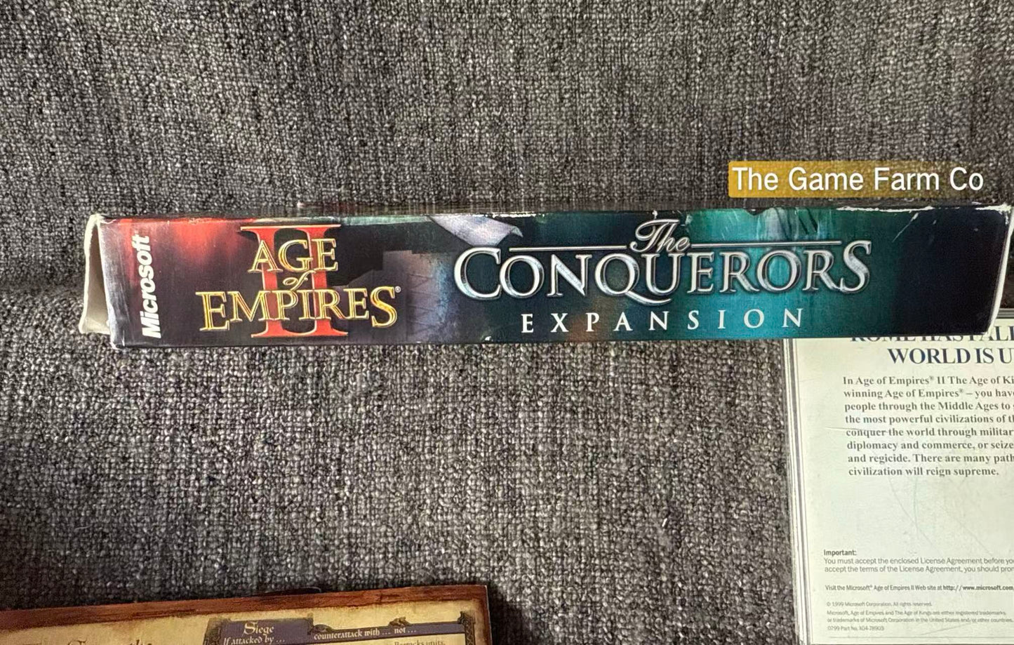 Age of Empires 2  The Conquerors Expansion pack - PC - CD ROM - Big Box