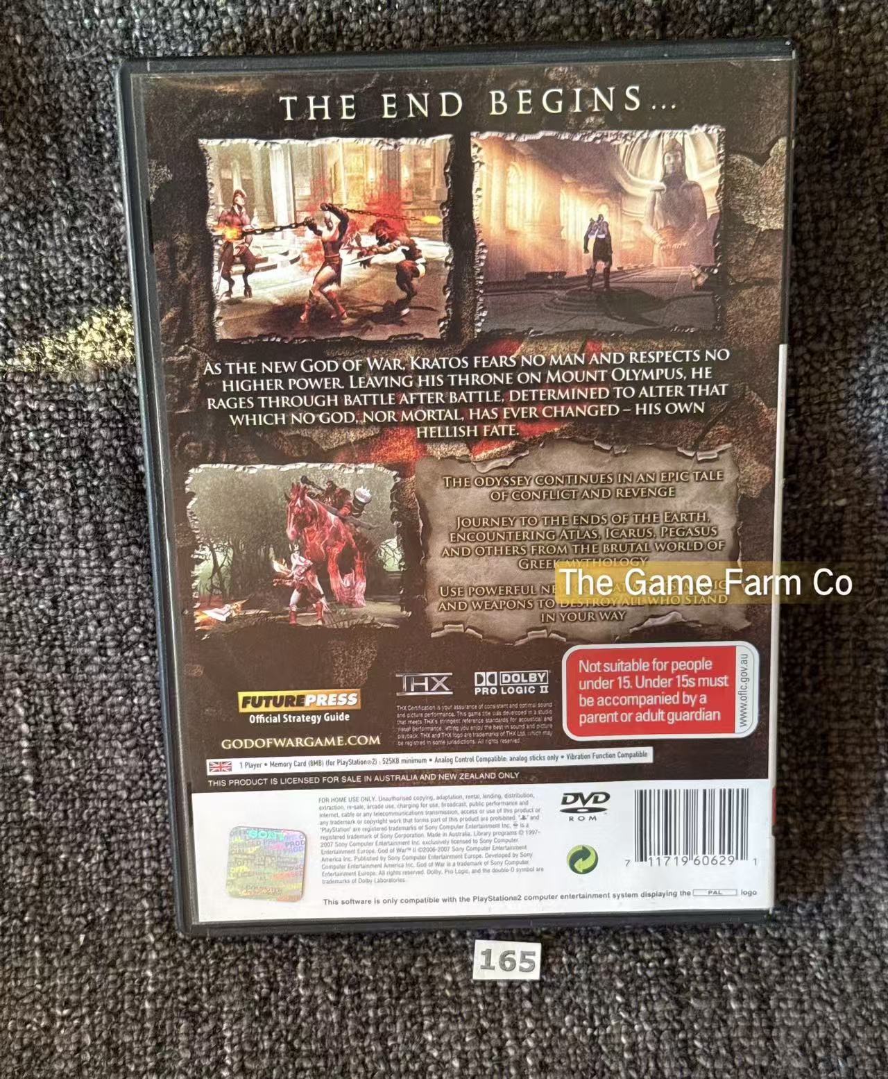 God of War Sony PlayStation 2 Complete PAL Tested Used