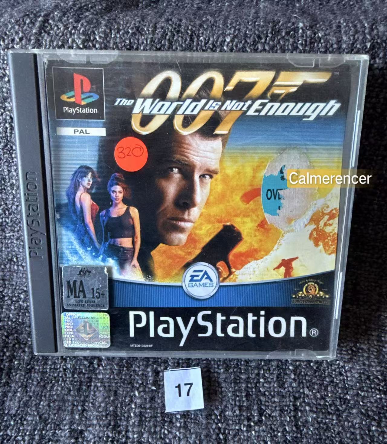 007 The World Is Not Enough - Sony Playstation One (PS1) Game