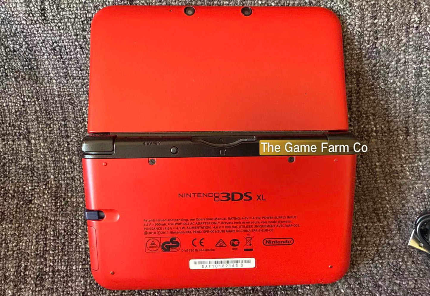 Nintendo 3DS XL Red Handheld Console PAL Tested Great Used Condition