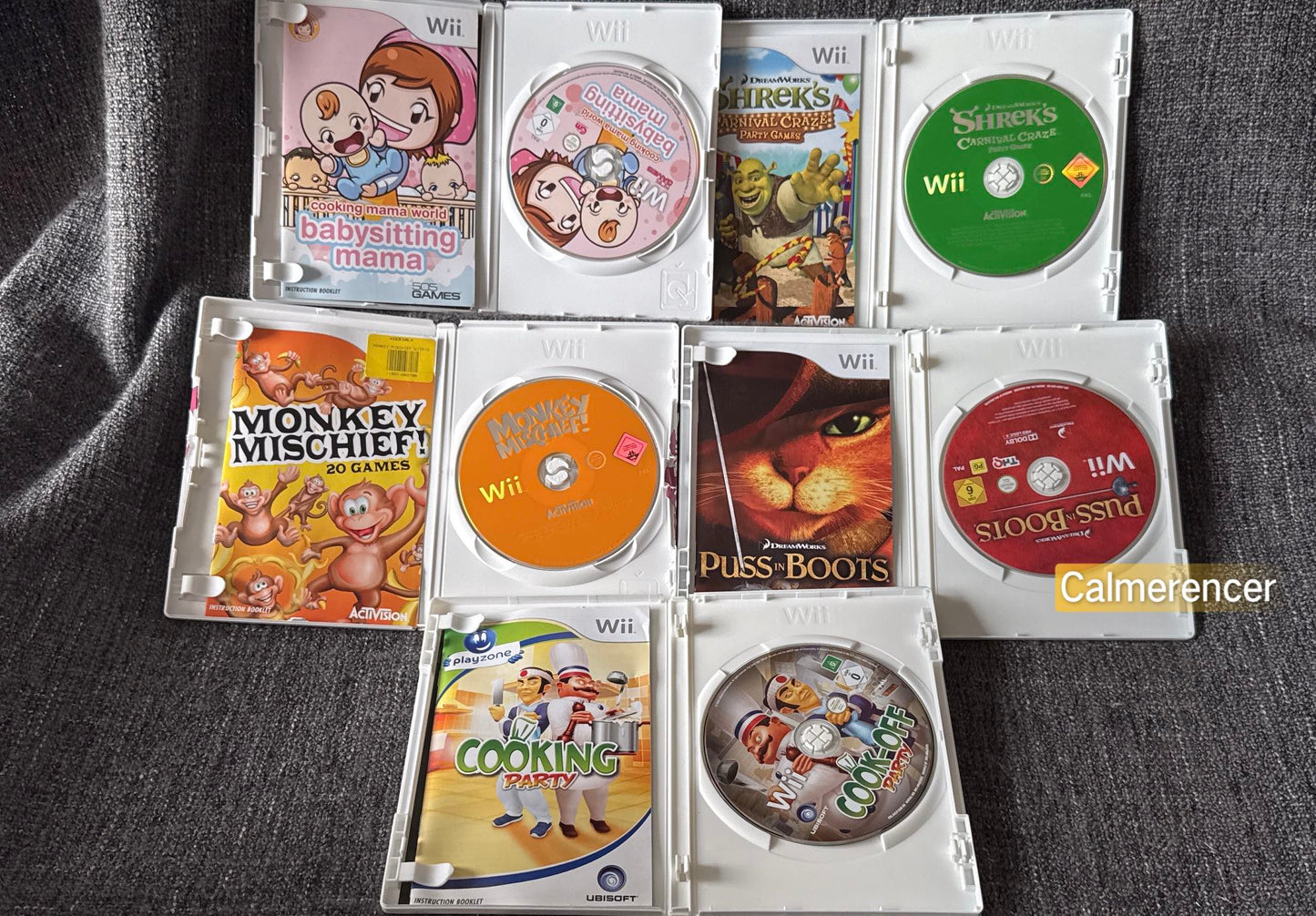 5x Kids Game Bundle -  Nintendo Wii game