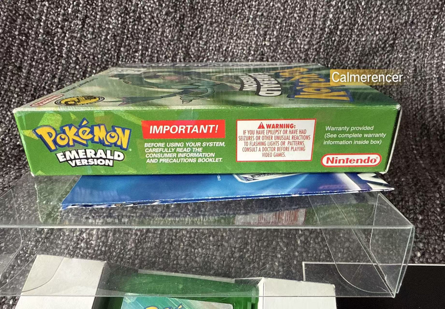 Pokemon Emerald Version Boxed Game In Excellent condition -Nintendo Gameboy Advance GBA - Pal Version