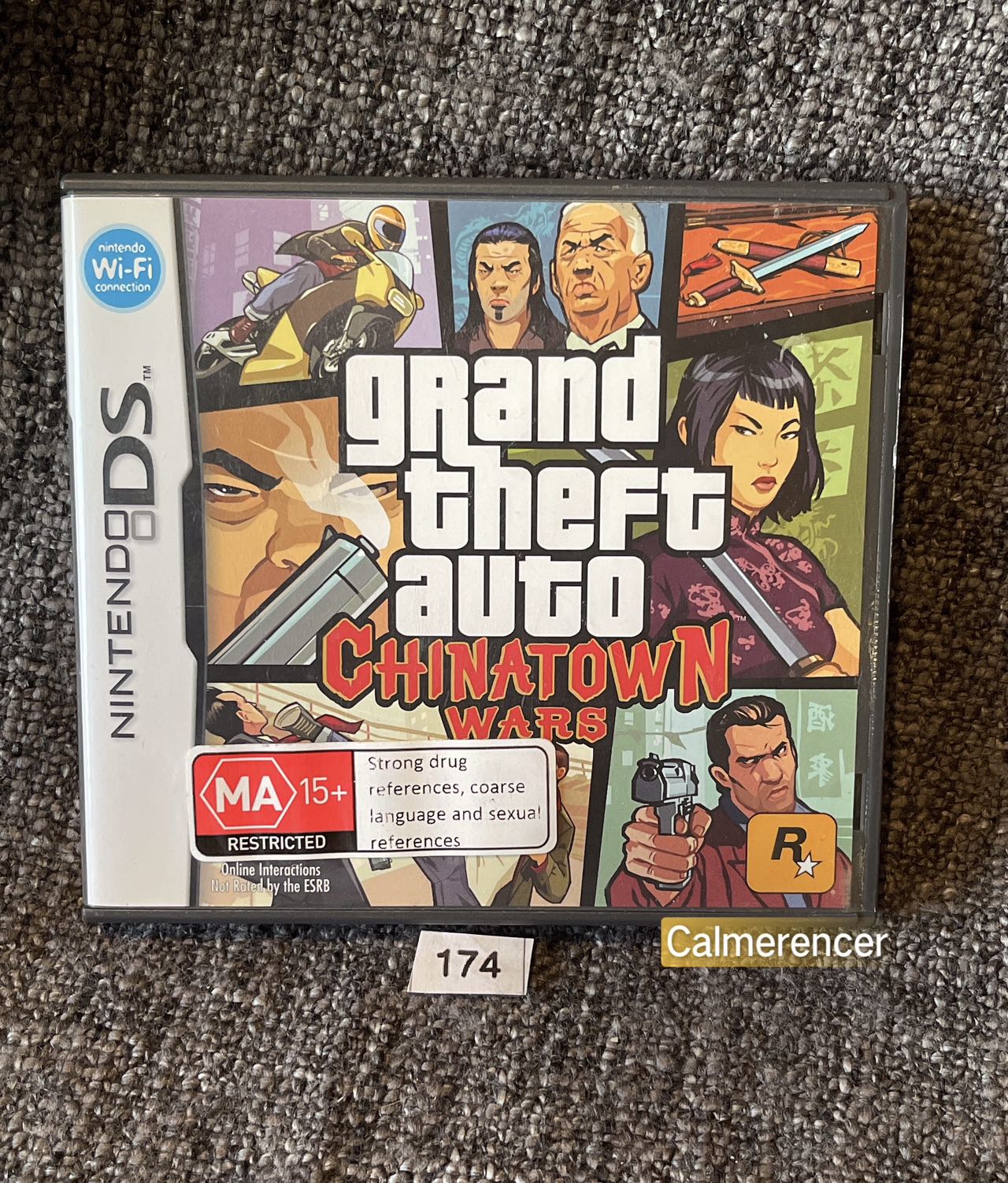Grand Theft Auto China Town Wars Version Game Nintendo DS