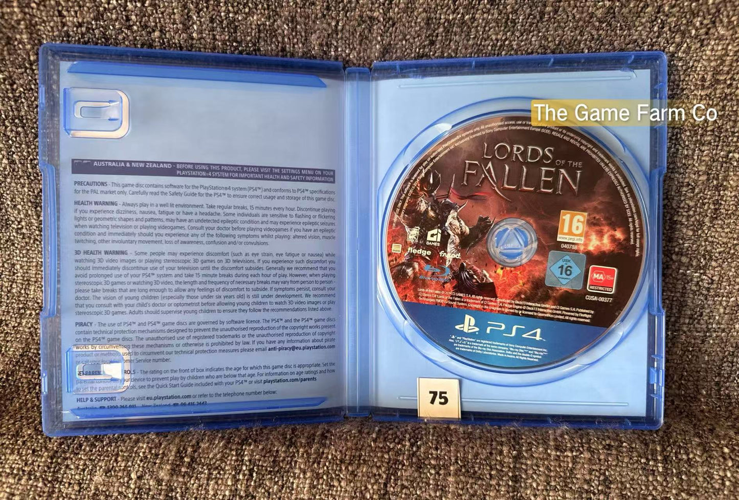 The Fallen Sony Playstation 4 (PS4) Game
