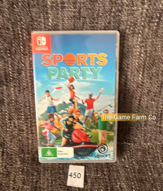 Sports Party Nintendo Switch Physical Game Cartridge PAL Tested Used