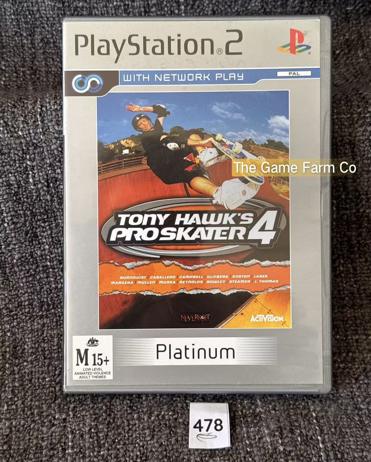 Tony Hawk's Pro Skater 4 PS2 Physical Game CIB PAL Tested Used