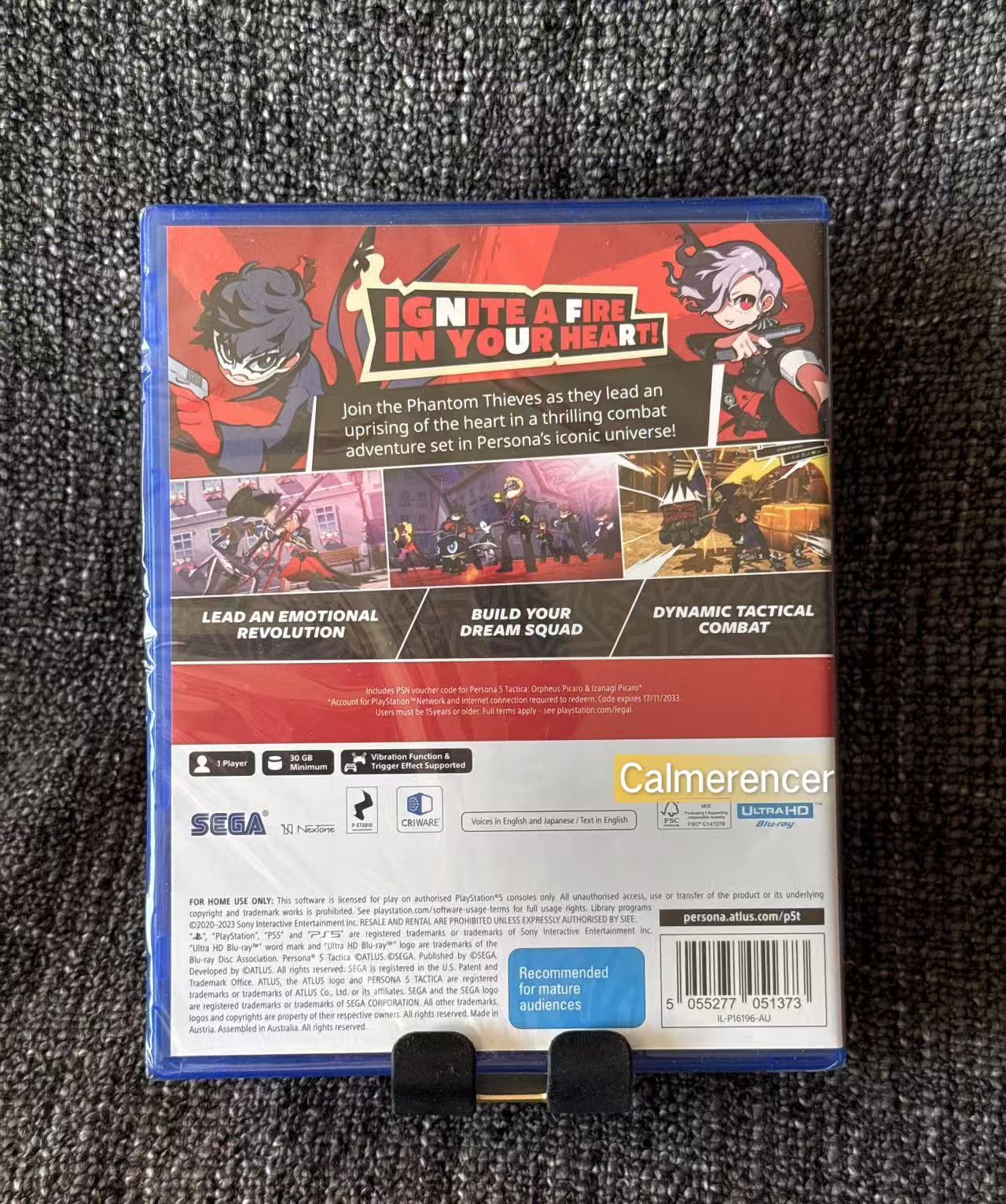 Persona 5 Tactica Game - Brand New & Sealed - Sony Playstation 5 - Pal Version