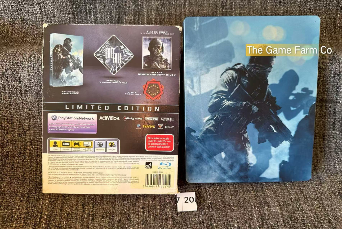Call Of Duty Ghosts Limited Edition Game - PS3 - Sony Playstation 3