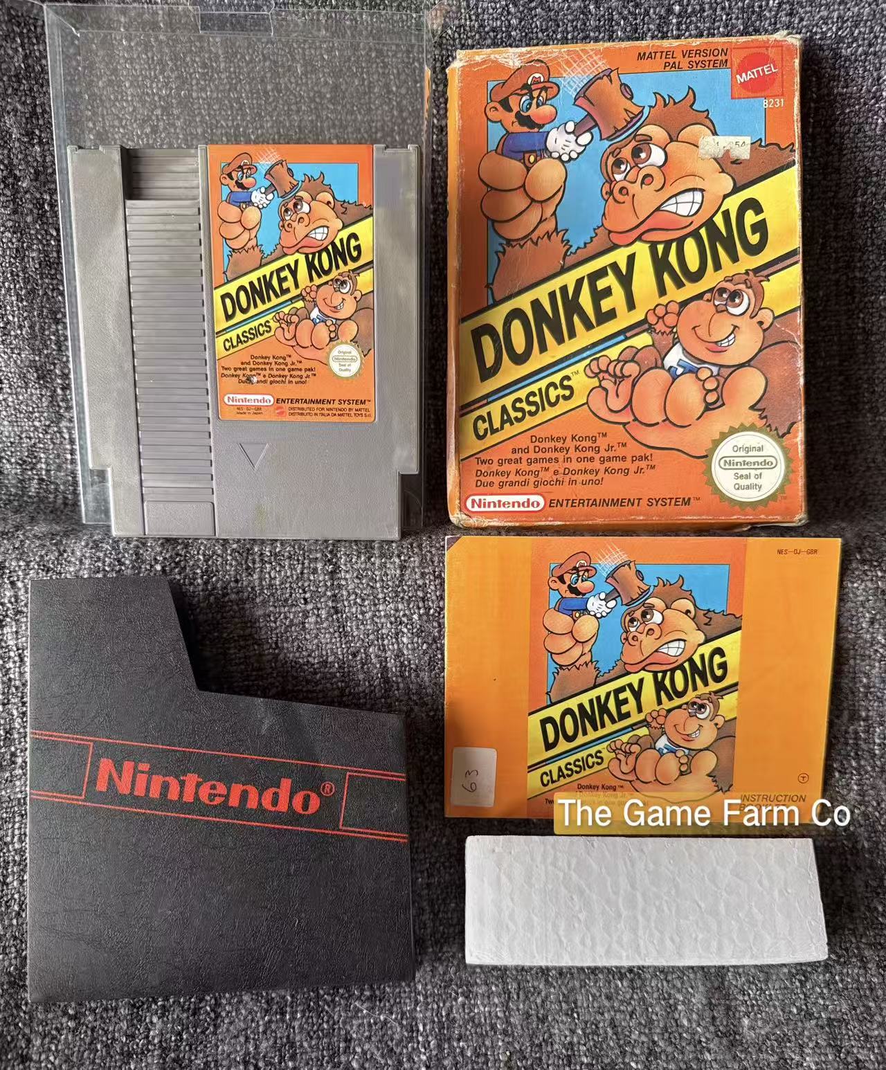 Donkey Kong Classic Boxed Game - Nes - Nintendo / Entertainment System - Pal Version