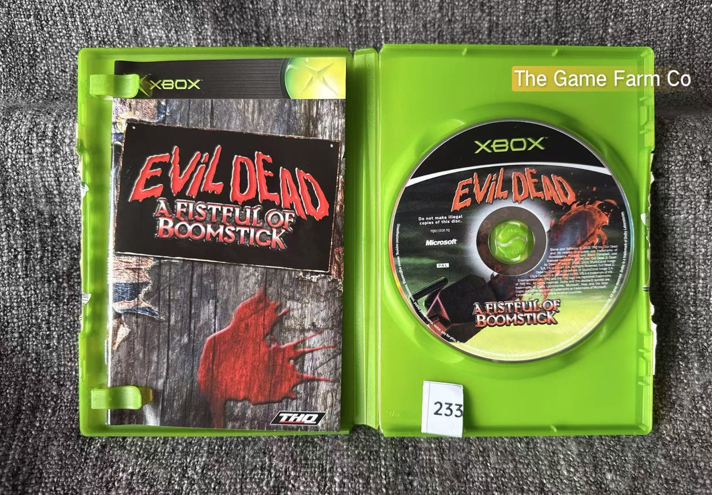 Evil Dead A Fistful Of Boomstick Game Microsoft Xbox Original