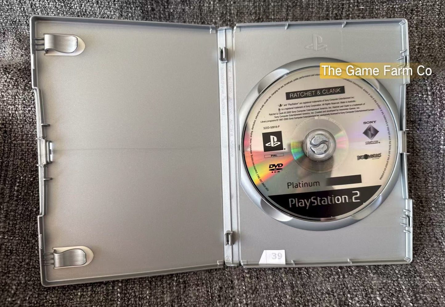 Ratchet & Clank Game - No Manual - Sony PlayStation 2 (PS2)