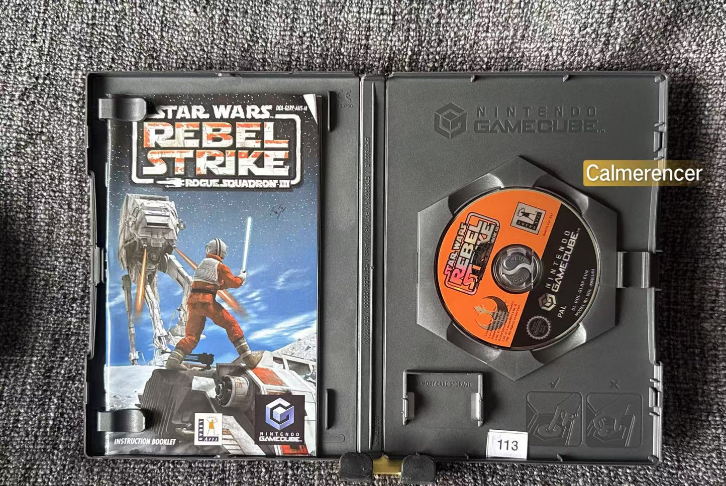 Star Wars Rebel Strike Rogue Squadron 3 Game - Nintendo Gamecube - Pal Version