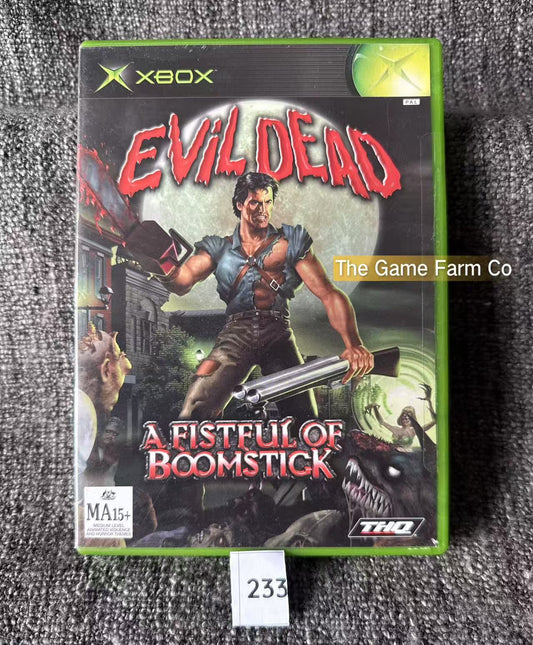 Evil Dead A Fistful Of Boomstick Game Microsoft Xbox Original