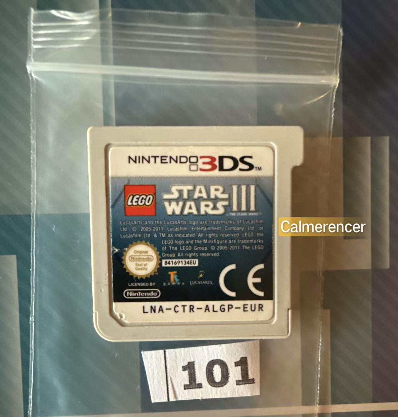Lego Star Wars 3 The Clone Wars Game - No case Nintendo 3DS