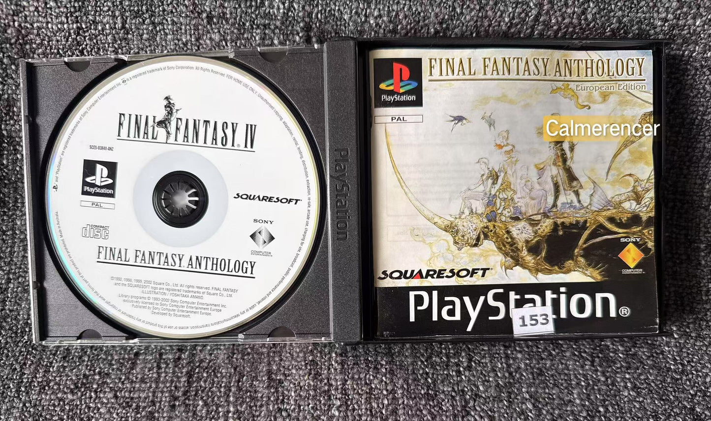 Final Fantasy Anthology Sony Playstation One (PS1) Game