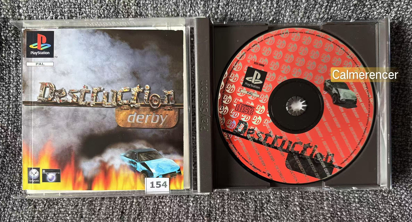 Destruction Derby - Sony Playstation One (PS1) Game