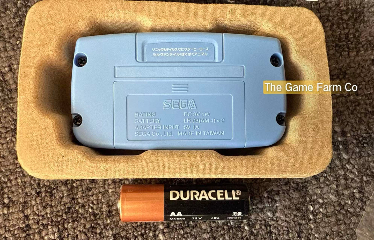 Sega Game Gear Micro Console Blue Japan 30th Anniversary Sonic & Tales Boxed