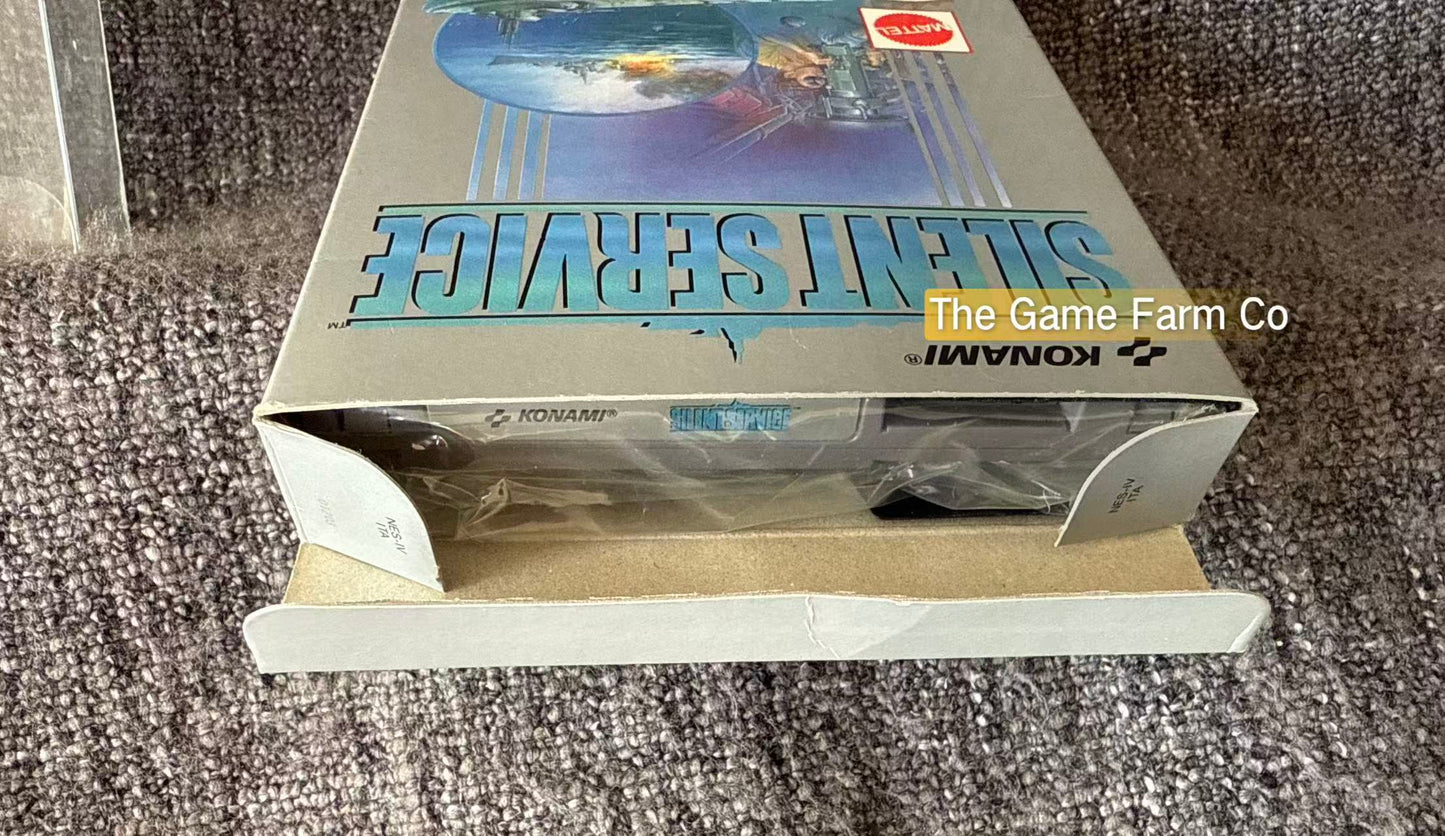 Silent Service Boxed Game - Nes - Nintendo / Entertainment System - Pal Version
