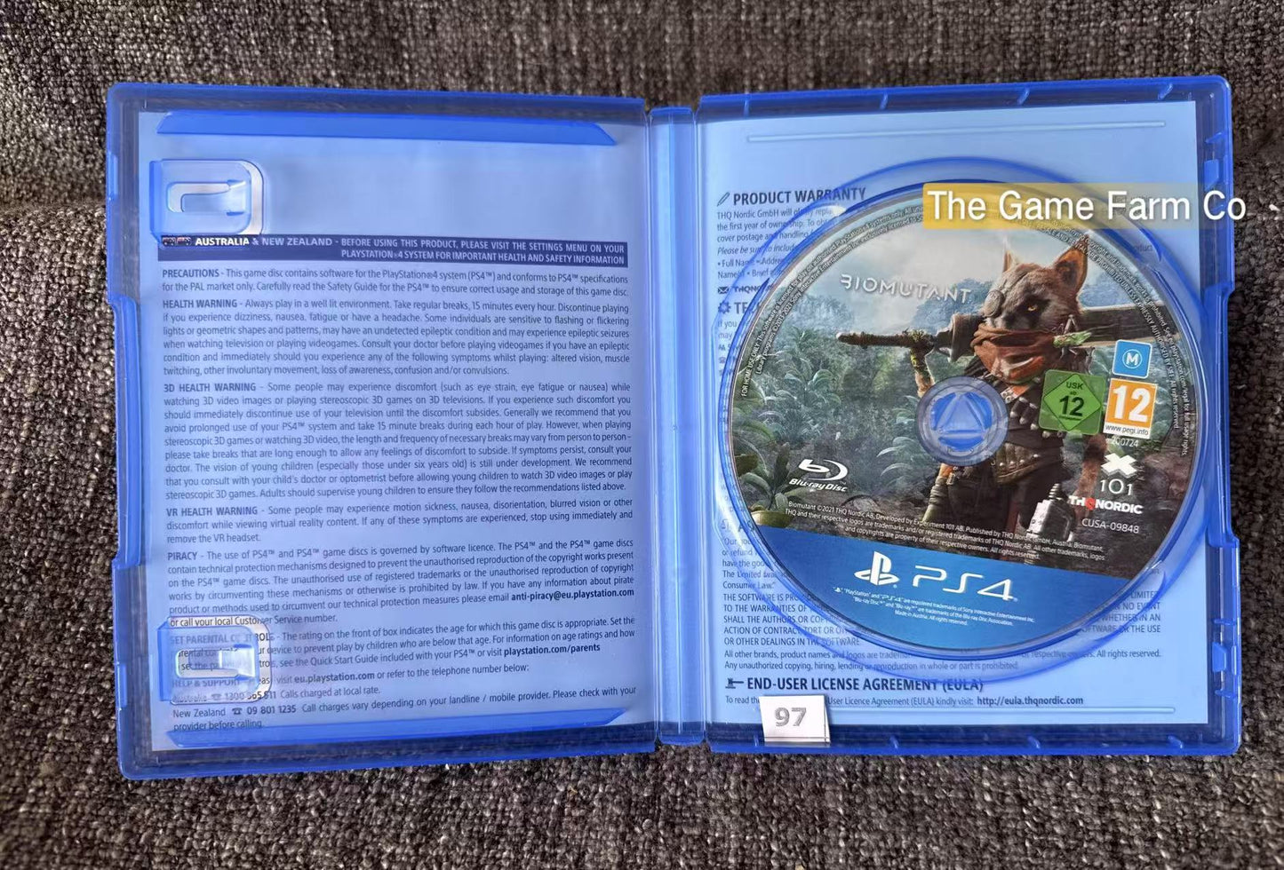 Biomutant Sony Playstation 4 (PS4) Game