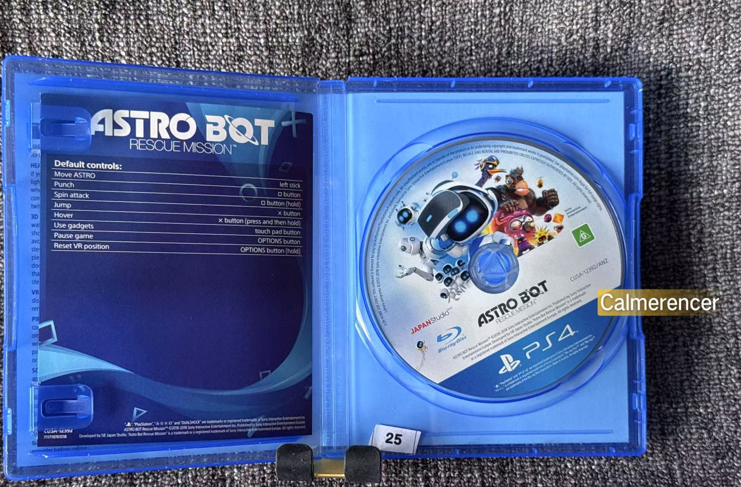 Astro Bot Rescue Mission PSVR VR  Sony Playstation 4 (PS4) Game
