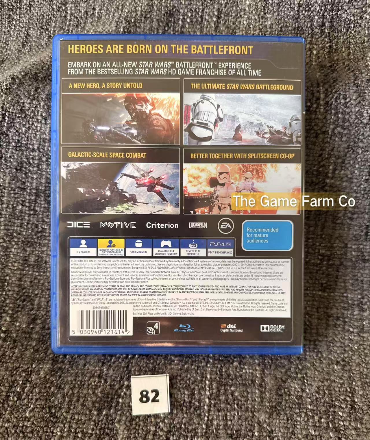 Star Wars Battle Front ll 2 Sony Playstation 4 (PS4) Game