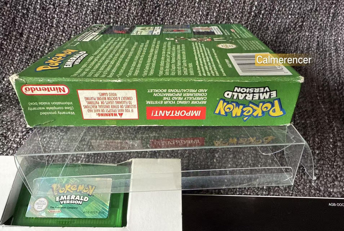 Pokemon Emerald Version Boxed Game -Nintendo Gameboy Advance GBA - Pal Version