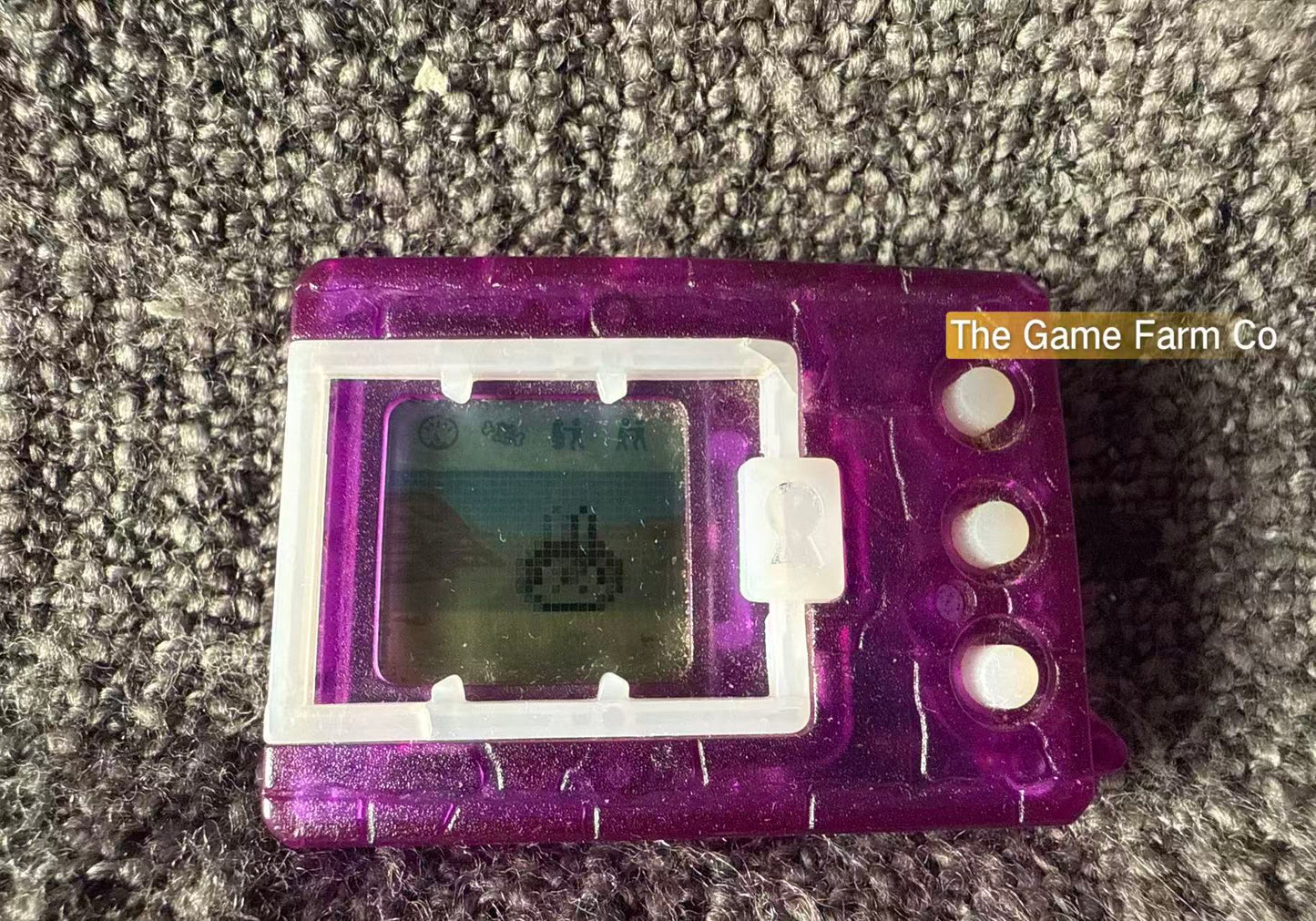 Vintage 1997 Bandai Digimon Version 6 Purple V-Pet Original Digital Monster Tested Working Loose