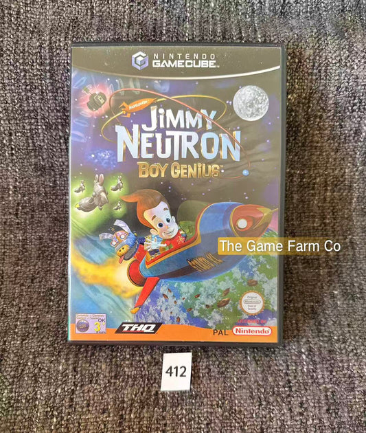 Jimmy Neutron Boy Genius Nintendo GameCube CIB PAL Tested Used