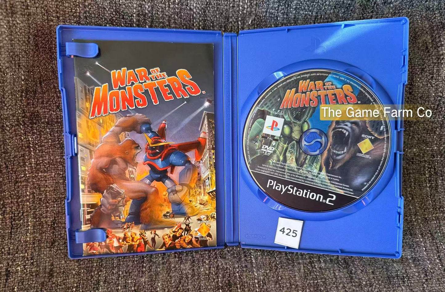 War of the Monsters PS2 Physical Game CIB PAL Tested Used
