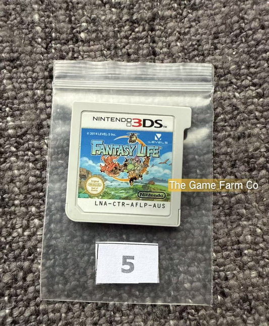 Fantasy Life Game - No case Nintendo 3DS