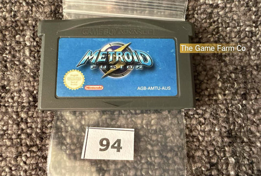 Metroid Fusion Game -Nintendo Gameboy Advance Cart GBA  - Pal Version