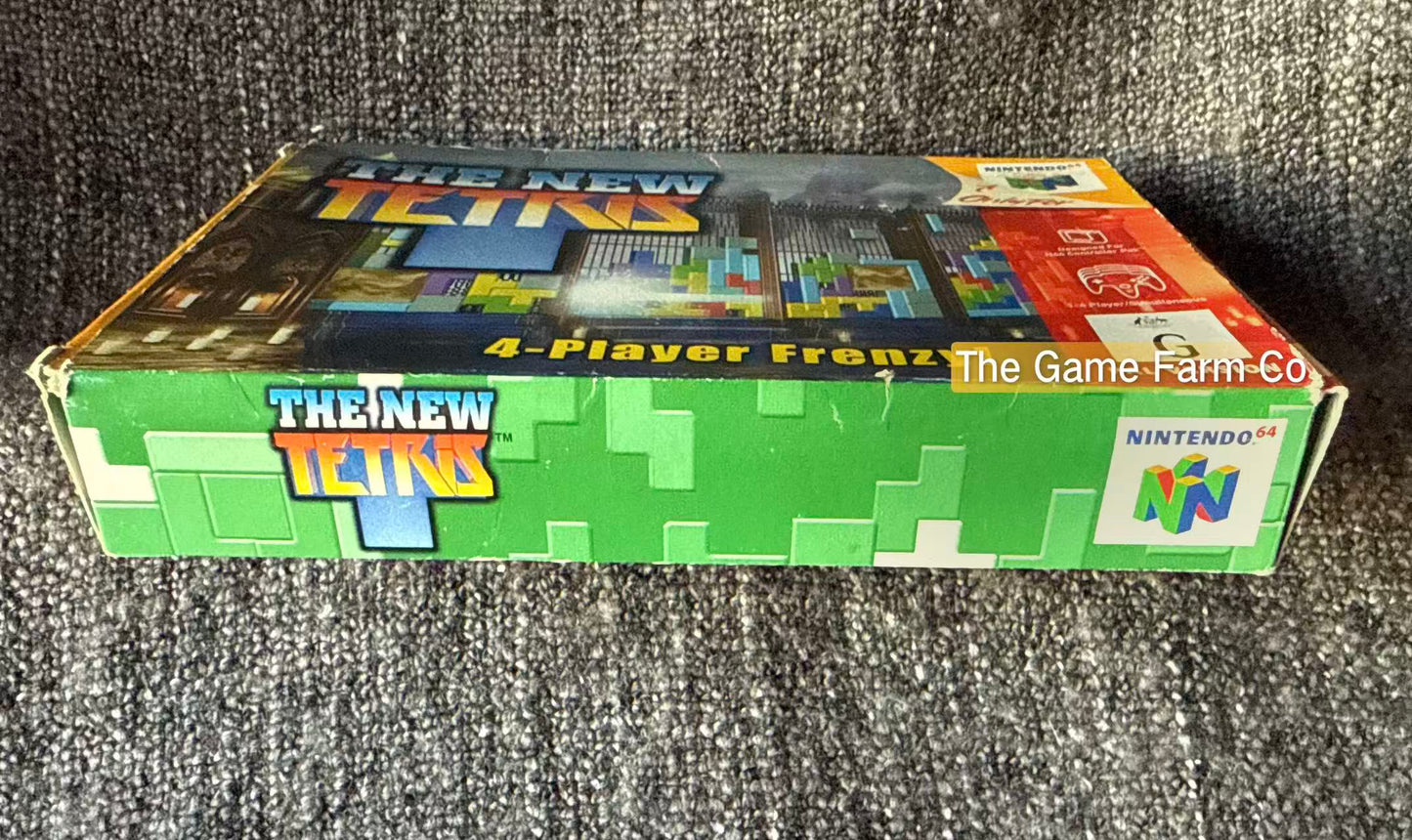 The New Tetris N64 Physical Game CIB PAL Tested Used Great Condition