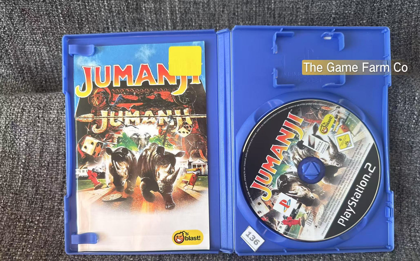 Jumanji Game- Sony PlayStation 2 (PS2)